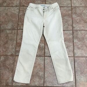 Chico's Light Cream Skinny Jeans